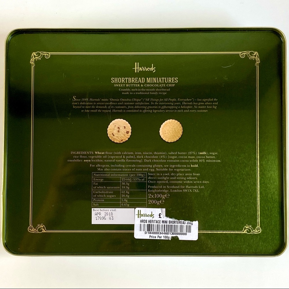 Harrods of London Biscuit Tin - Picture 7 of 13